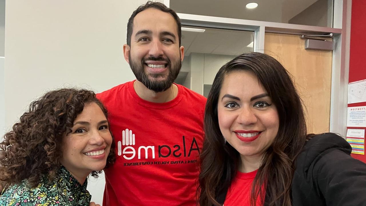 Dr. Vanessa Reynolds, Salvador Lopez and Dr. Aura Cazares